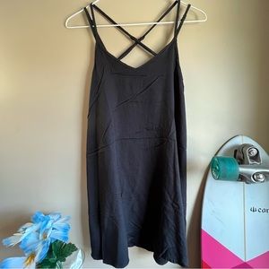RVCA Spaghetti Strap Dress Black Women’s XS